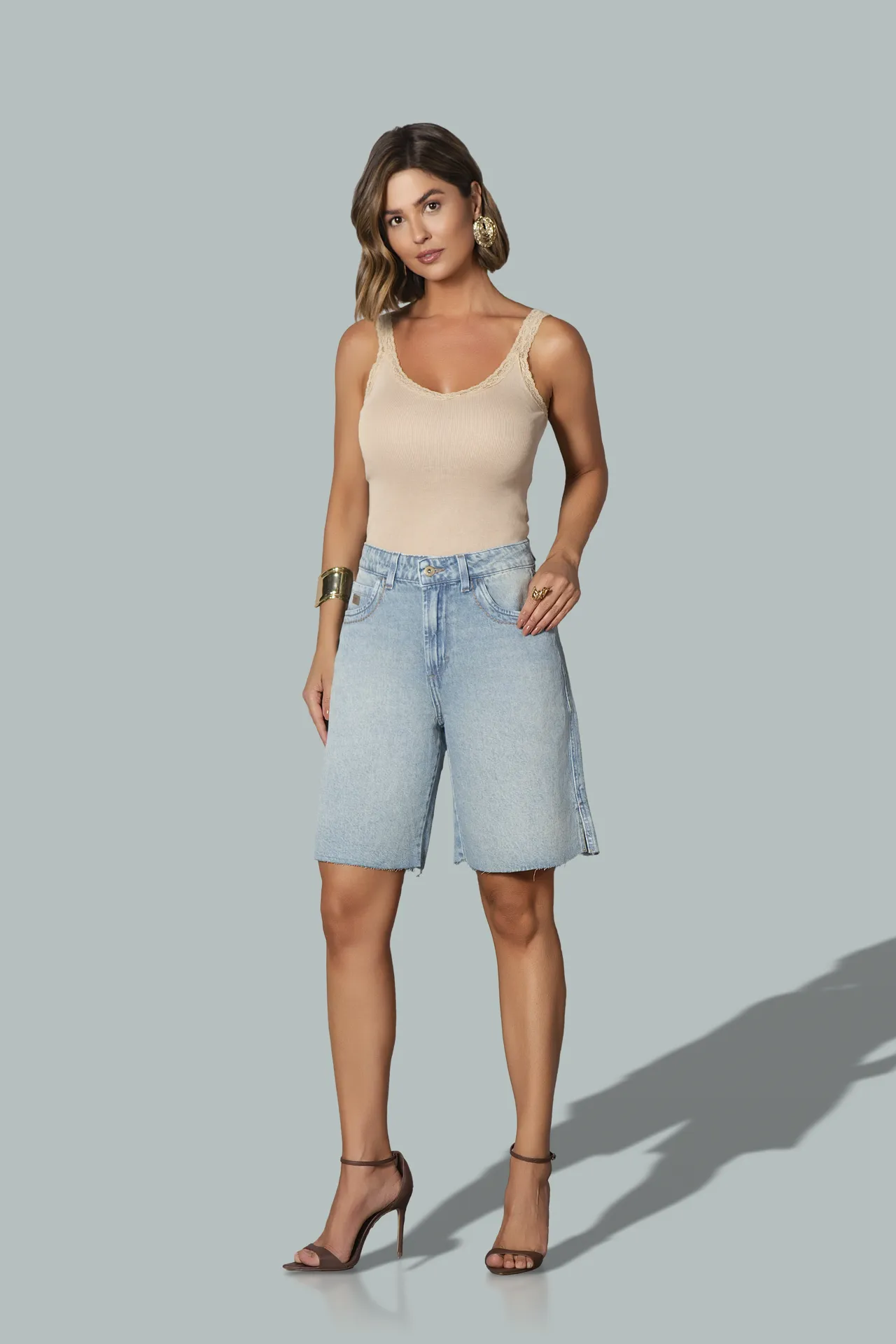 BLSP0006200 Blusa - BRF00289 Jorts Jeans