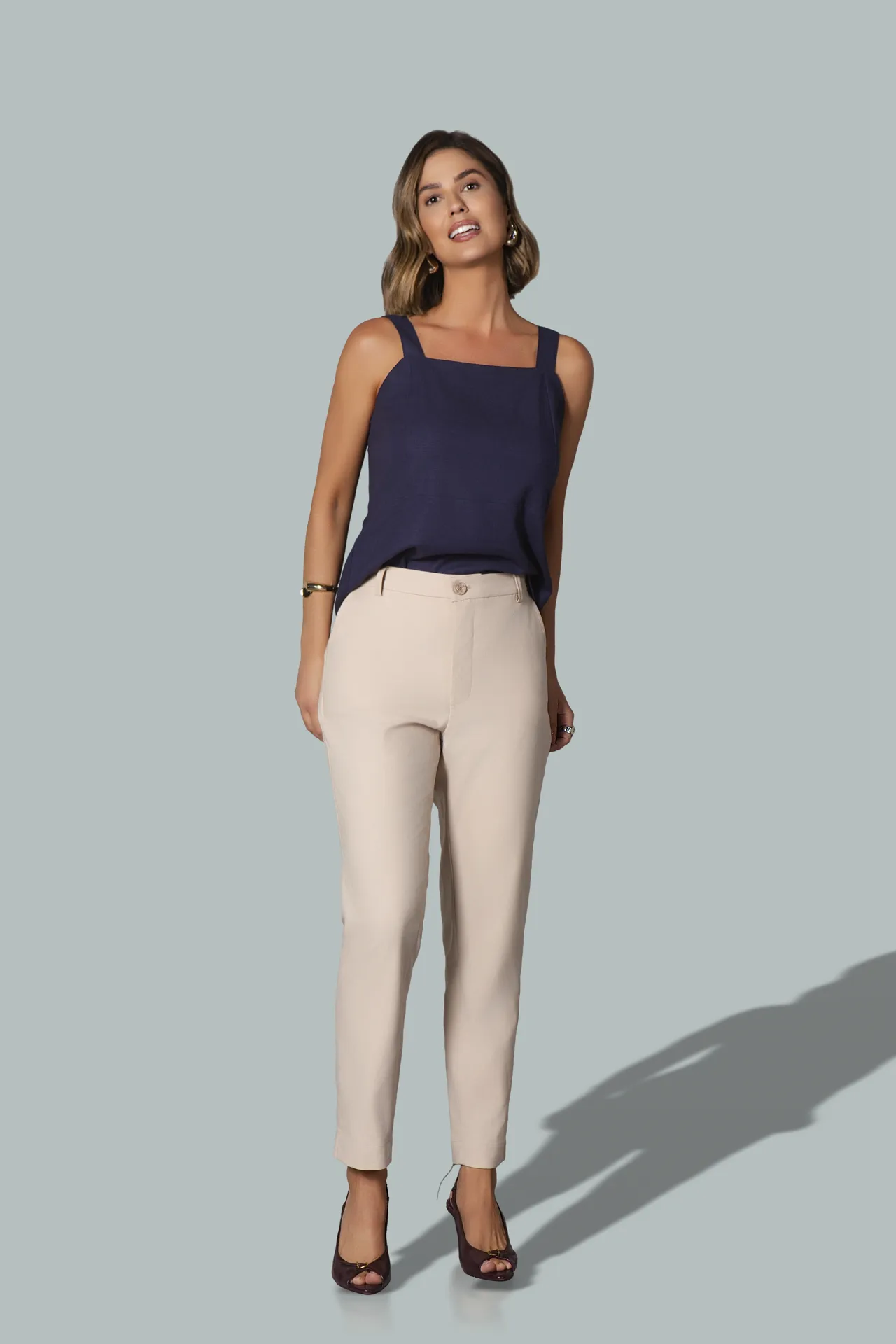 TPF00649 Vestido - CLF00623 Calça Alfaiataria